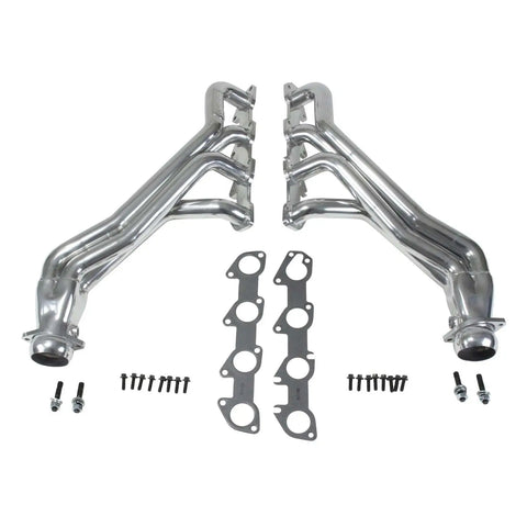 Dodge Charger Challenger SRT8 HellCat 6.2 1-7/8 Full Length Exhaust Headers Polished Silver Ceramic 06-23 - BBK Performance