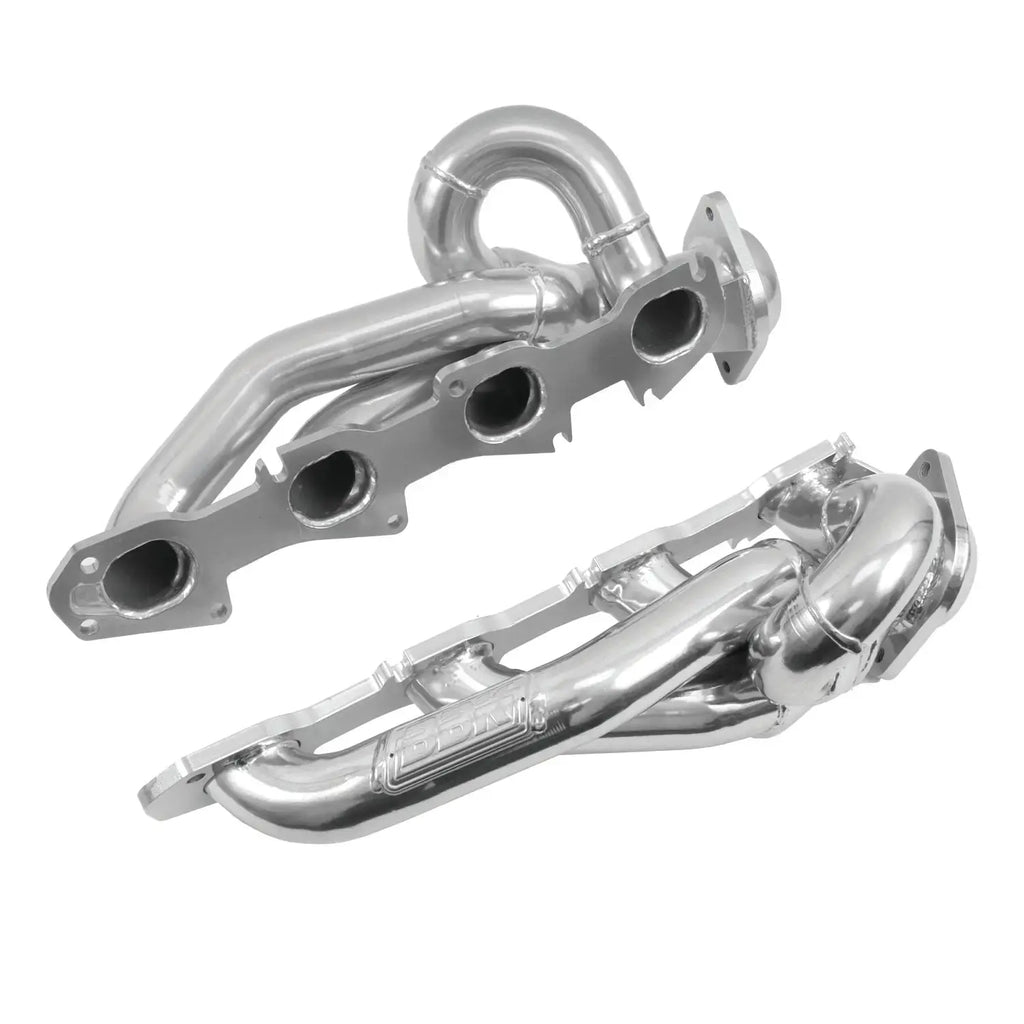 Dodge Ram 1500 Truck 5.7 Hemi 1-3/4 Shorty Exhaust Headers Polished Silver Ceramic 09-18 - Reconditioned - BBK Performance