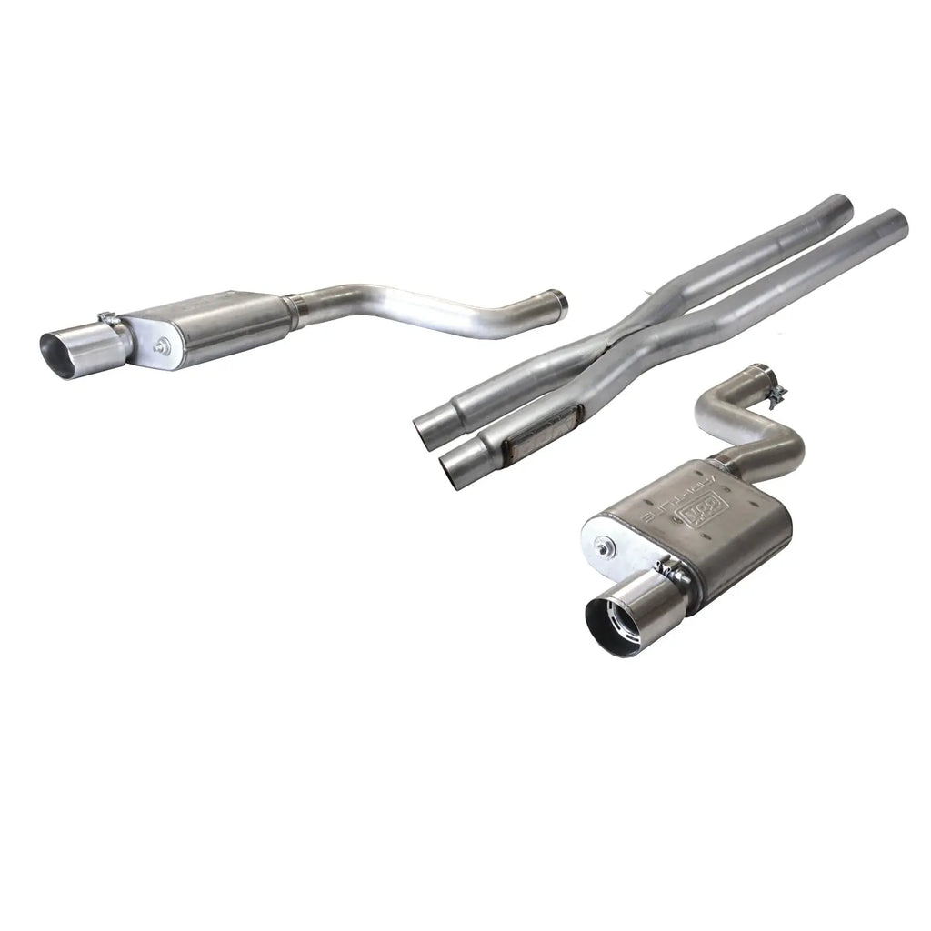 Ford Mustang GT Varitune Complete Cat Back Exhaust Kit With Resonator Delete Pipe 15-17 - BBK Performance