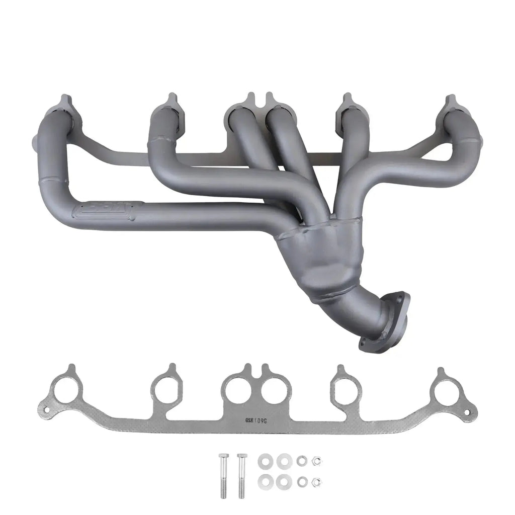 1997-2000 Jeep Wrangler Exhaust System With Full Boar 2-Chamber Muffler - Aluminized, 2.25"