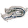 Ford Mustang V6 1-5/8 Shorty Exhaust Headers Polished Silver Ceramic 11-17 - BBK Performance