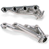 Ford Mustang 351 Swap 1-5/8 Shorty Exhaust Headers Polished Silver Ceramic 79-93 - BBK Performance