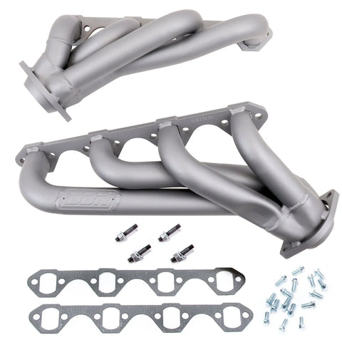 Ford Mustang 351 Swap 1-5/8 Shorty Exhaust Headers Titanium Ceramic 79-93 - Reconditioned - BBK Performance