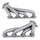 Ford Mustang 351 Swap 1-5/8 Shorty Exhaust Headers Titanium Ceramic 79-93 - BBK Performance