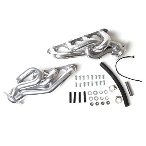 Ford Mustang 5.0 1-5/8 Shorty Equal Length Exhaust Headers Polished Silver Ceramic 86-93 - BBK Performance