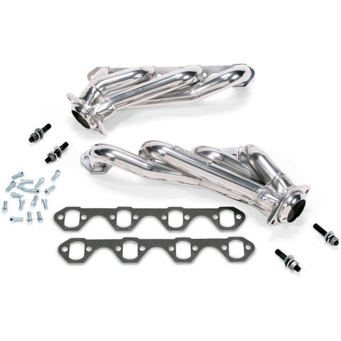 Ford Mustang 5.0L 1-5/8 Shorty Exhaust Headers Polished Silver Ceramic 86-93 - Reconditioned - BBK Performance