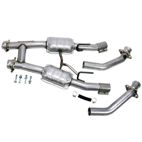 Ford Mustang 5.0 2-1/2 High Flow Catted H Pipe 86-93 - BBK Performance