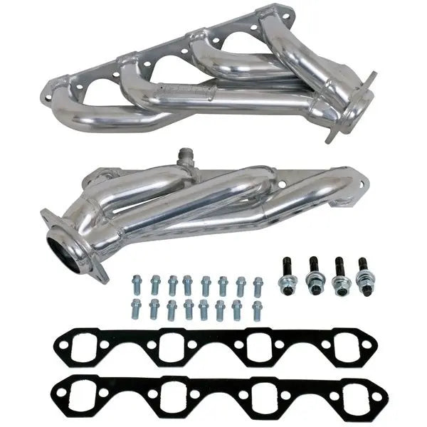 Ford Mustang GT 5.0 1-5/8 Shorty Exhaust Headers Polished Silver