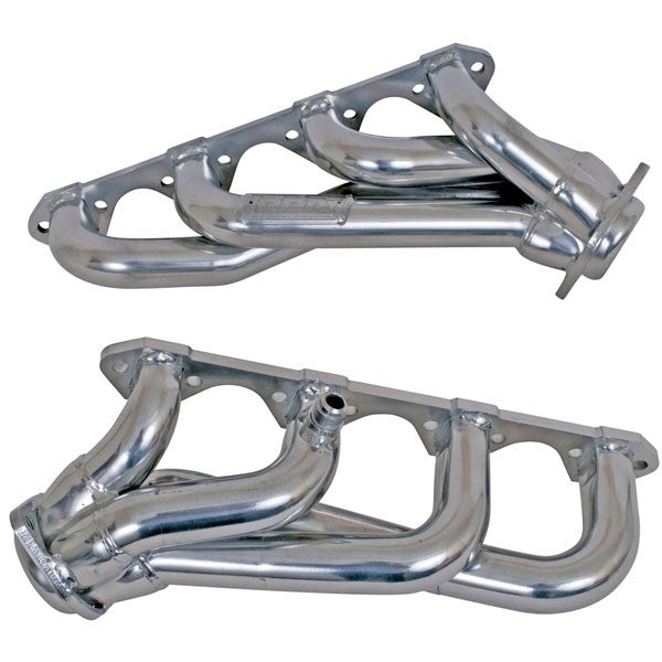 Ford Mustang GT 5.0 1-5/8 Shorty Exhaust Headers Polished Silver Ceramic 94-95 - BBK Performance