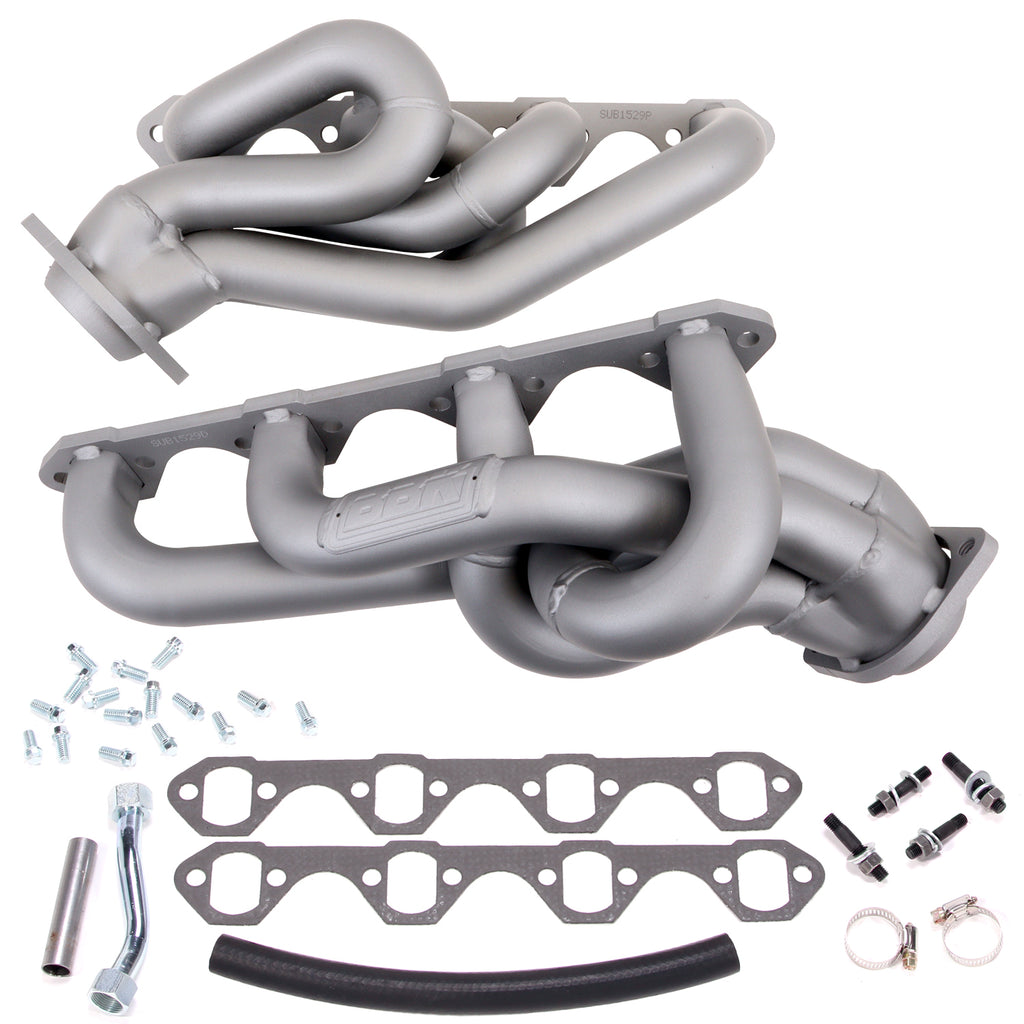 Ford Mustang 5.0 GT 1 5 8 Equal Length Shorty Exhaust Headers Titanium Ceramic 94 95 Reconditioned