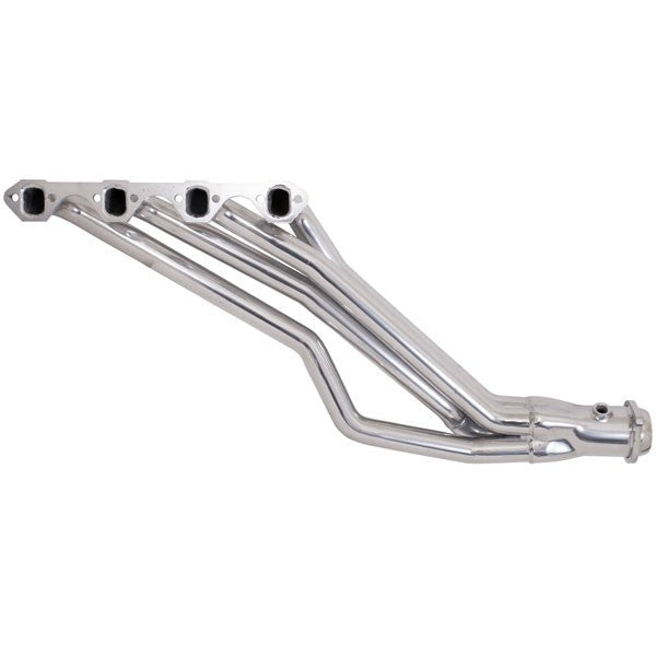 Ford Mustang 5.0 1-5/8 Long Tube Exhaust Headers Automatic Trans Polished Silver Ceramic 79-93 - Reconditioned - BBK Performance