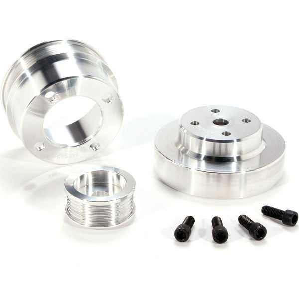 Ford Mustang 5.0 Billet Aluminum Underdrive Pulleys 86-93 - Reconditioned - BBK Performance