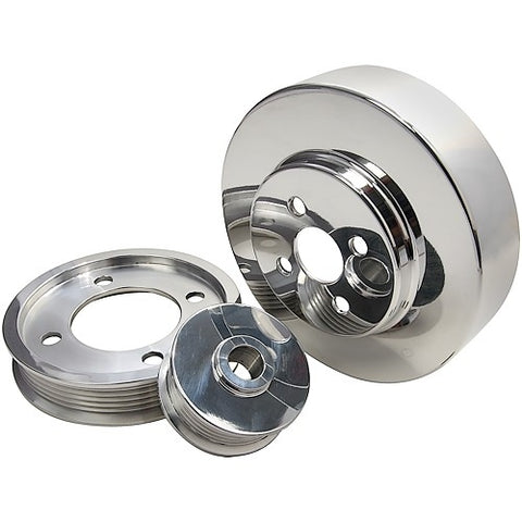 Ford Mustang 5.0 Billet Aluminum Underdrive Pulleys 94-95 - BBK Performance