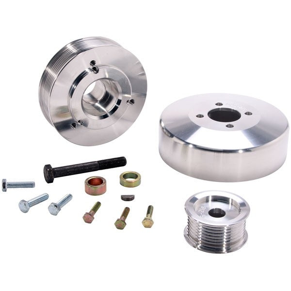 Ford F Series Truck 4.6 5.4 Billet Aluminum Underdrive Pulley Kit 97-04 - Reconditioned - BBK Performance