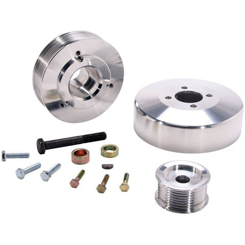 Ford F Series Truck 4.6 5.4 Billet Aluminum Underdrive Pulley Kit 97-04 - BBK Performance