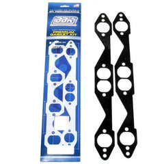 DNA Motoring GKT A HD PF82 Pair Of Exhaust Header Gasket Compatible With 55 00 283 327 350 383 400 Sbc Gen 1 Engines W 165 X 135 Oval Ports - View #3