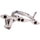 Chevrolet Impala SS 5.7 LT1 1-5/8 Shorty Exhaust Headers Polished Silver Ceramic 93-96 - BBK Performance