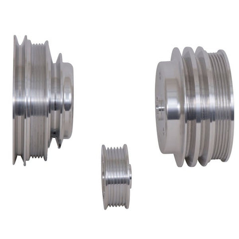 Chevrolet GM 5.0 5.7 F Body GM Truck 3 Piece Billet Aluminum Underdrive Pulley Kit 85-87 - BBK Performance