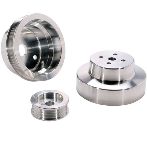 Chevrolet GM Truck 4.3 5.0 5.7 Billet Aluminum Underdrive Pulley Kit 88-95 - BBK Performance
