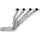 Chevrolet GM Full Size Truck 4.8 5.3 6.0 1-3/4 Long Tube Exhaust Headers Polished Silver Ceramic 99-02 - BBK Performance