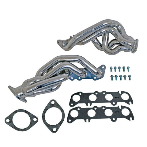 Ford Mustang GT 1-3/4 Shorty Exhaust Headers Polished Silver Ceramic 11-14 - Reconditioned - BBK Performance