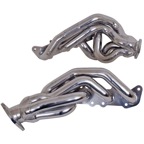 Ford Mustang GT 1-3/4 Shorty Exhaust Headers Polished Silver Ceramic 11-14 - BBK Performance