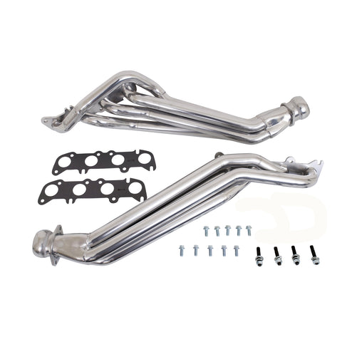 Ford Mustang GT 1-3/4 Long Tube Exhaust Headers Polished Silver Ceramic 11-23 - Reconditioned - BBK Performance