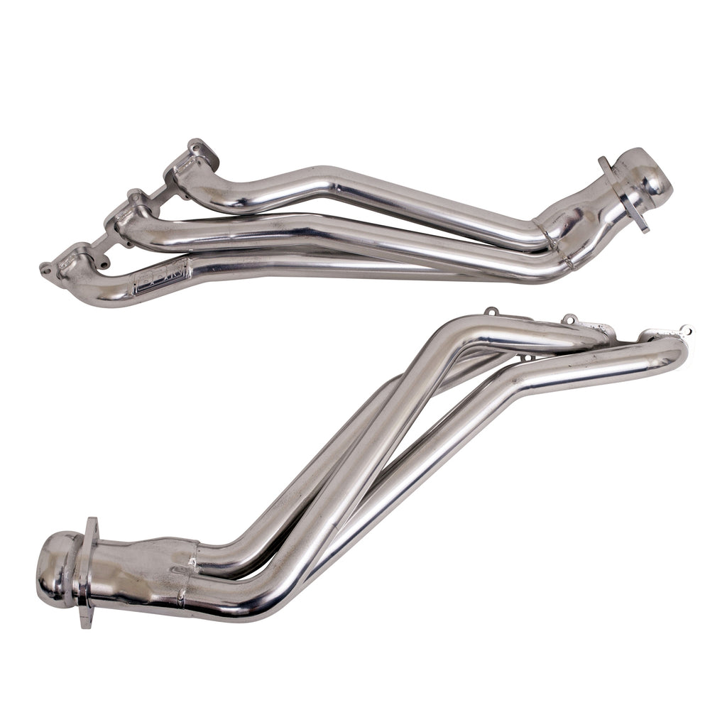 Ford Mustang V6 3.7 1-3/4 Long Tube Exhaust Headers Polished Silver Ceramic 11-17 - BBK Performance