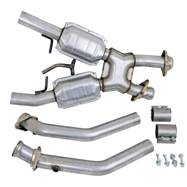 Ford Mustang 5.0 2-1/2 High Flow Catted X Pipe 94-95 - BBK Performance