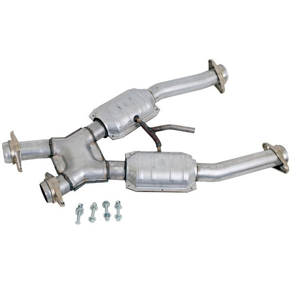 Ford Mustang GT 2-1/2 High Flow Catted Short X Pipe 94-95 - BBK Performance