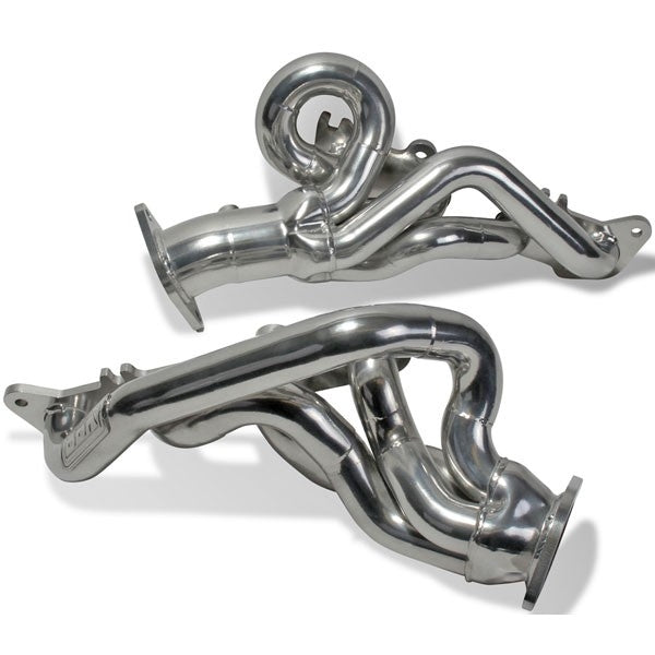 Ford Mustang GT 5.0 1-3/4 Shorty Exhaust Headers Polished Silver Ceramic 15-17 - Reconditioned - BBK Performance