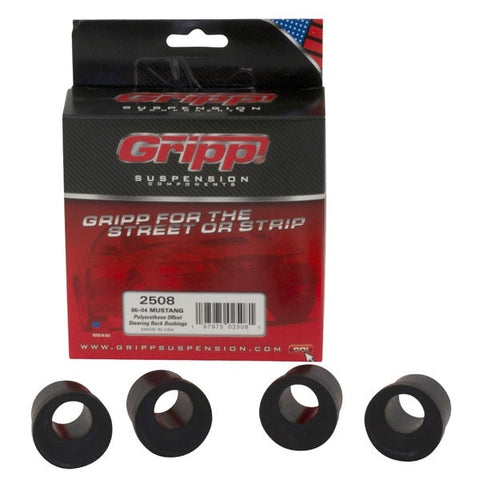 Ford Mustang Offset Steering Rack Bushing Kit Polyurethane 86-04 - BBK Performance