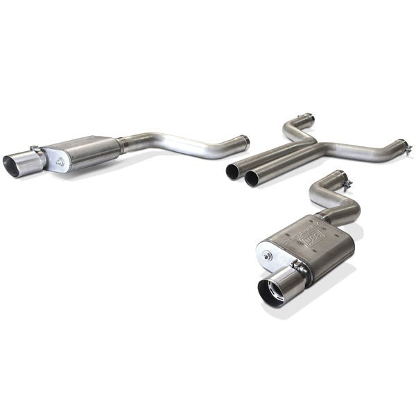 Ford Mustang GT Varitune Complete Cat Back Exhaust Kit With Resonator Delete Pipe 15-17 - BBK Performance