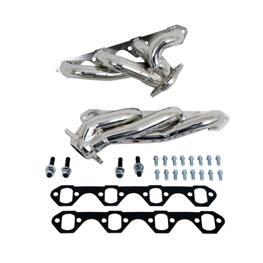Ford F150 302 5.0 1-5/8 Shorty Exhaust Headers Polished Silver Ceramic 87-95 - Reconditioned - BBK Performance