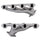 Ford F150 302 5.0 1-5/8 Shorty Exhaust Headers Titanium Ceramic 87-95 - BBK Performance