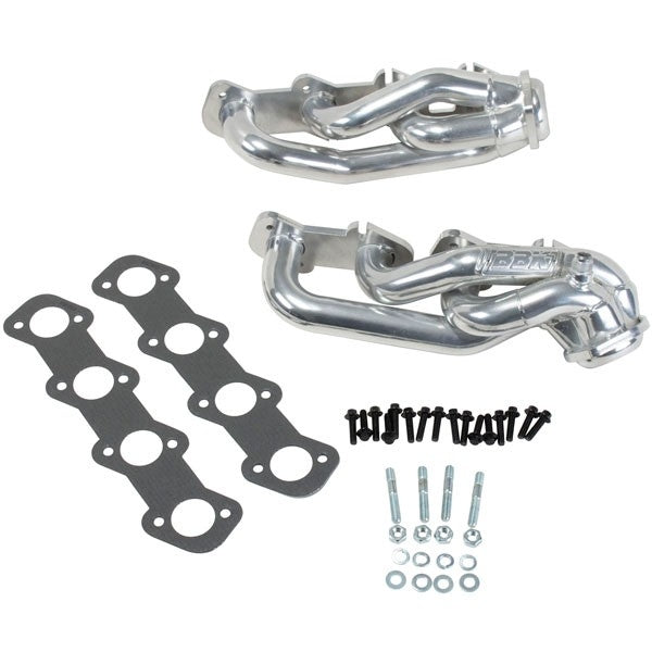 Ford F150 4.6 1-5/8 Shorty Exhaust Headers Polished Silver Ceramic 97-03 - BBK Performance