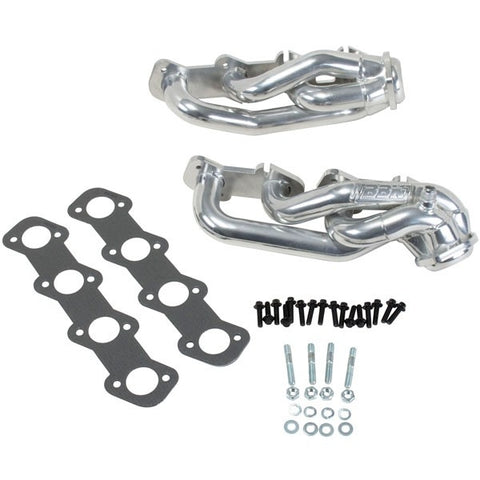 Ford F150 4.6 1-5/8 Shorty Exhaust Headers Polished Silver Ceramic 97-03 - BBK Performance