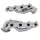 Ford F150 5.4 1-5/8 Shorty Exhaust Headers Titanium Ceramic 99-03 - BBK Performance