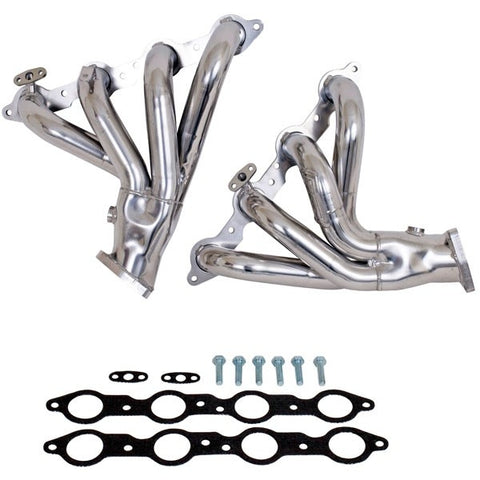 Chevrolet Corvette 5.7 LS1 1-3/4 Shorty Exhaust Headers Polished Silver Ceramic 97-99 - BBK Performance