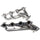 Chevrolet GM Truck SUV 4.8 5.3 1-3/4 Shorty Exhaust Headers Polished Silver Ceramic 99-13 - BBK Performance