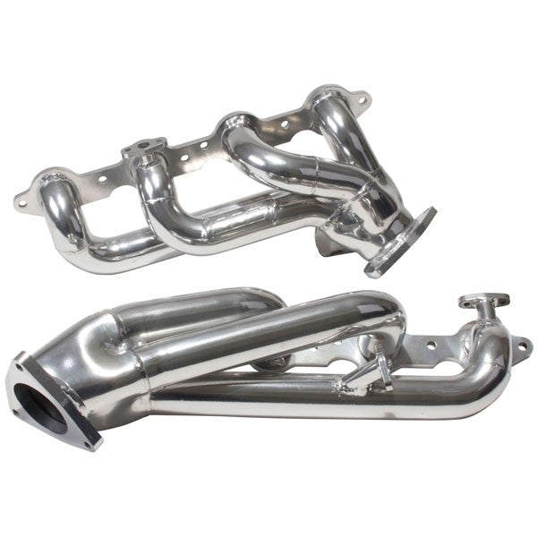 Chevrolet GM Truck SUV 4.8 5.3 1-3/4 Shorty Exhaust Headers Polished Silver  Ceramic 99-13