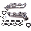 Chevrolet GM Truck SUV 6.0 1-3/4 Shorty Exhaust Headers Polished Silver Ceramic 99-13 - Reconditioned - BBK Performance