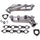 Chevrolet GM Truck SUV 6.0 1-3/4 Shorty Exhaust Headers Polished Silver Ceramic 99-13 - BBK Performance
