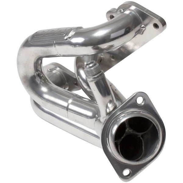 Ford Mustang V6 1-5/8 Shorty Exhaust Headers Polished Silver Ceramic 05-10 - Reconditioned - BBK Performance
