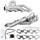 Dodge Ram 1500 5.7L Hemi 1-3/4" Shorty Headers - Polished Silver Ceramic 19-23 - BBK Performance