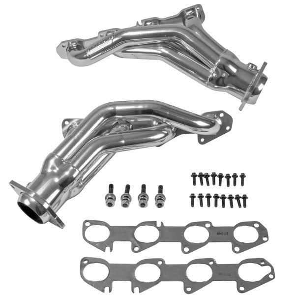 Dodge Challenger Charger 300C 6.4 6.2 Hemi 1-7/8 Shorty Exhaust Headers Polished Silver Ceramic 11-23 - Reconditioned - BBK Performance