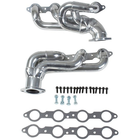 Chevrolet Camaro SS 1-3/4 Shorty Exhaust Headers Polished Silver Ceramic 10-15 - BBK Performance
