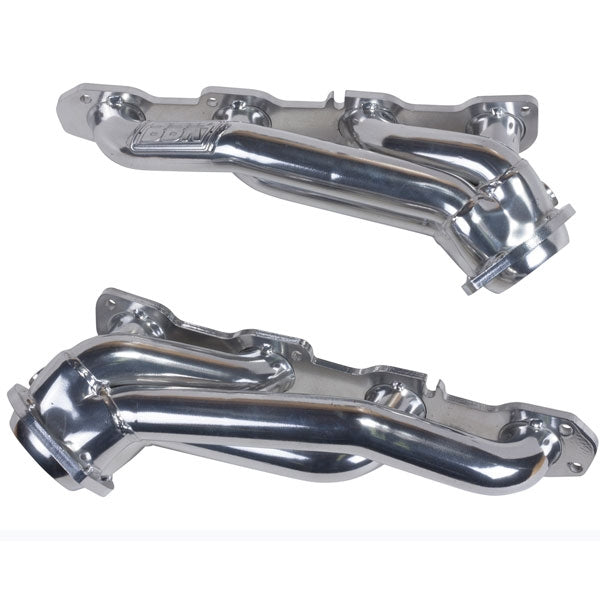 Dodge Challenger Charger 5.7 Hemi 1-3/4 Shorty Exhaust Headers Polished Silver Ceramic 09-23 - Reconditioned - BBK Performance