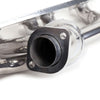 Jeep Cherokee Wrangler 4.0 1-1/2 Shorty Exhaust Header Polished Silver Ceramic 91-99 - Reconditioned - BBK Performance