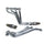 Chevrolet Camaro SS 1-7/8 Long Tube Exhaust Headers With High Flow Cats Polished Silver Ceramic 10-15 - BBK Performance